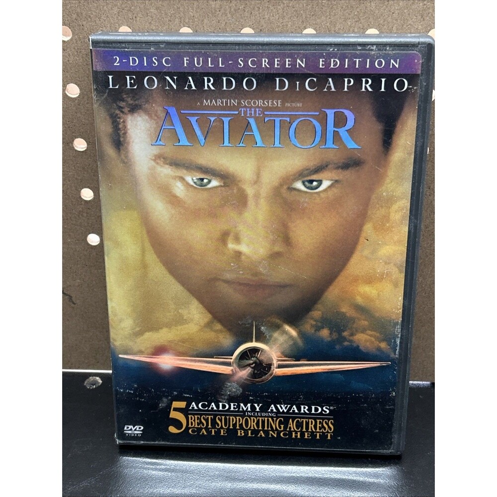 The Aviator - DVD, 2004, 2-Disc Full Screen Edition, Region 1, Fast Shipping